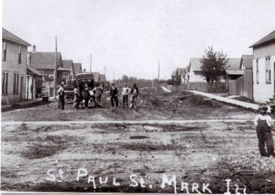 Early 1900’s photo of St. Paul Street